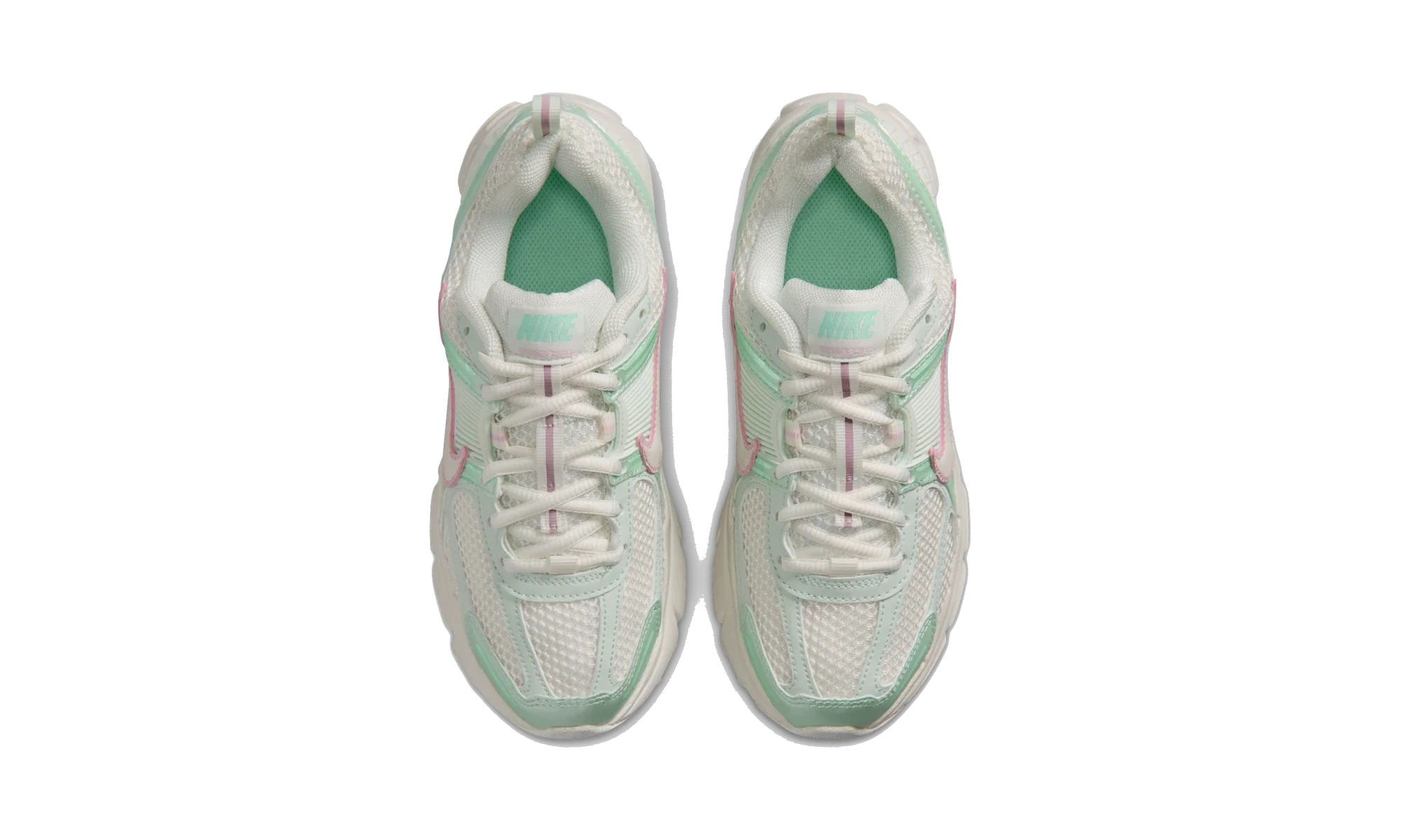 Nike Vomero 5 Shoes with Reflective Design Accents Sail/Sail/Pink Foam/Arctic Green