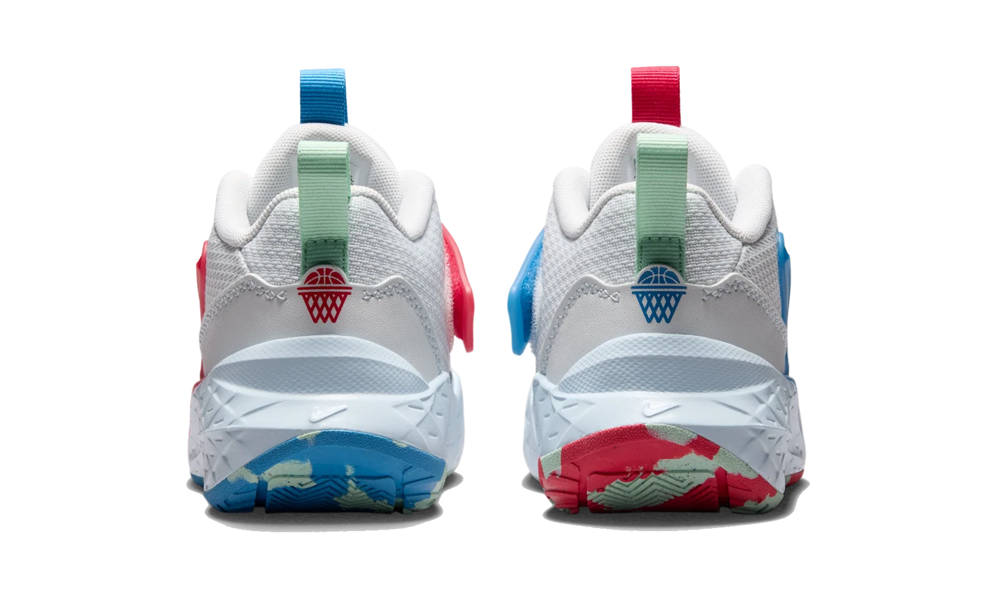 Nike Team Hustle D 12 Off-White/Aurora Blue/Tropical Pink/Arctic Green