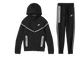 Nike Sportswear Tech Fleece Full Zip Windrunner Hoodie Black/Bemis Silver