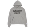 Gallery Dept. Centered Logo Hoodie Heather Grey/Black