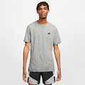 Nike Sportswear Club Men's T-Shirt Dark Grey Heather/Black