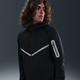 Nike Tech Fleece Reflective Full Zip Hoodie Black/White