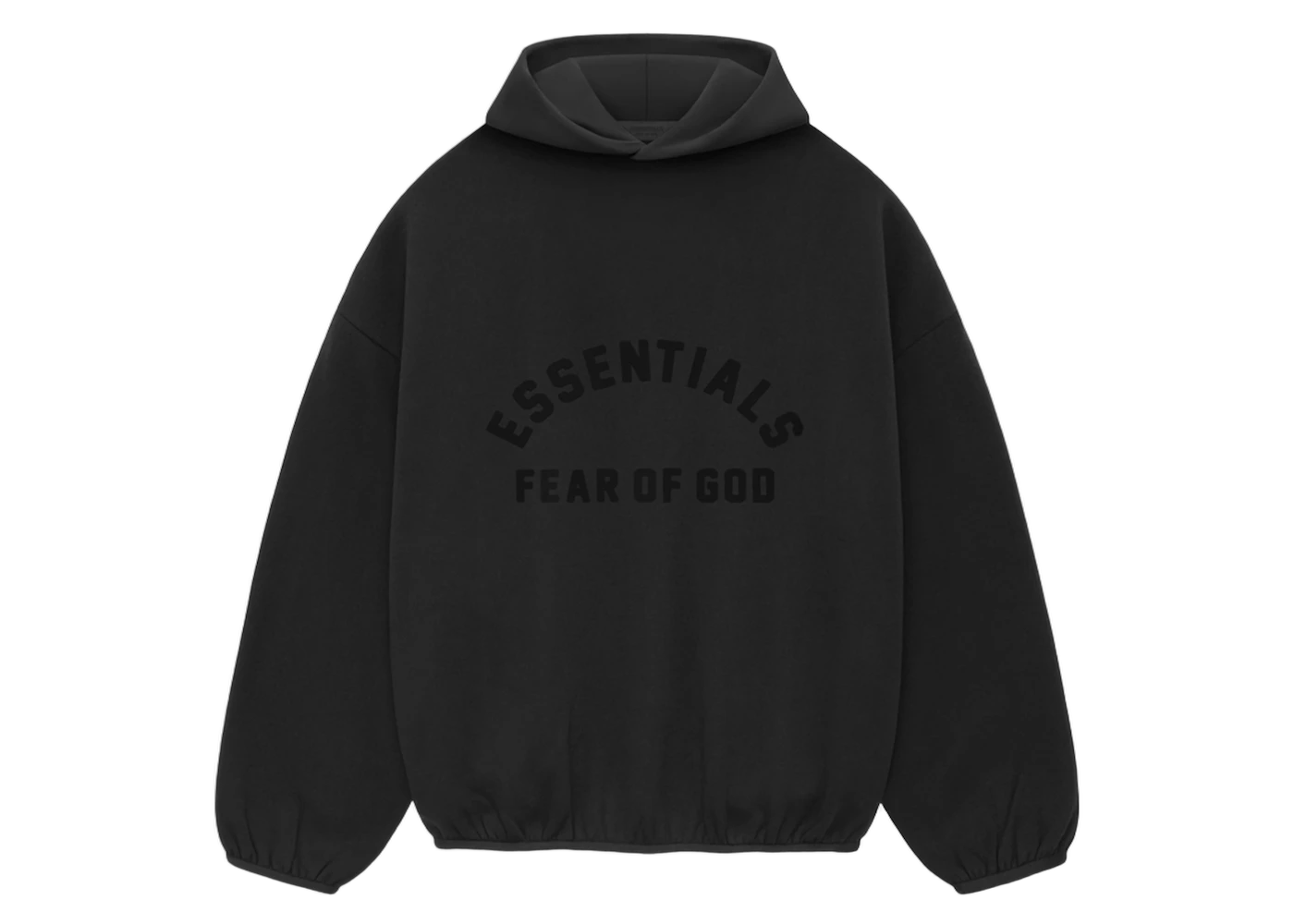 Fear of God Essentials Core Collection Nylon Fleece Hoodie Black/ Black