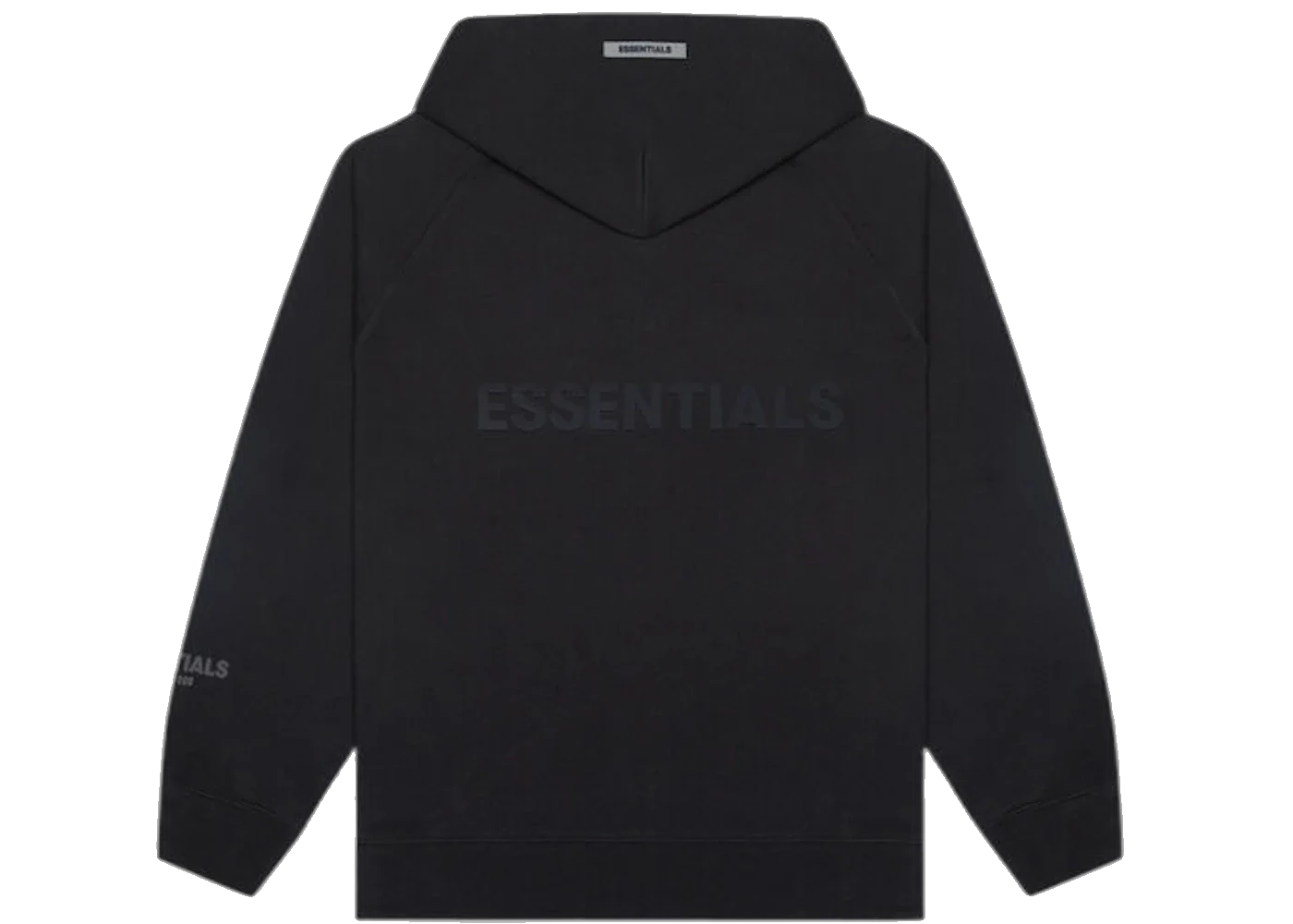 Fear of God Essentials 3D Silicon Applique Full Zip Up Hoodie Dark Slate/Stretch Limo/Black