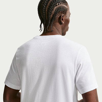 Nike Sportswear Club Men's T-Shirt White/Black