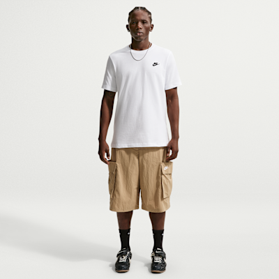 Nike Sportswear Club Men's T-Shirt White/Black