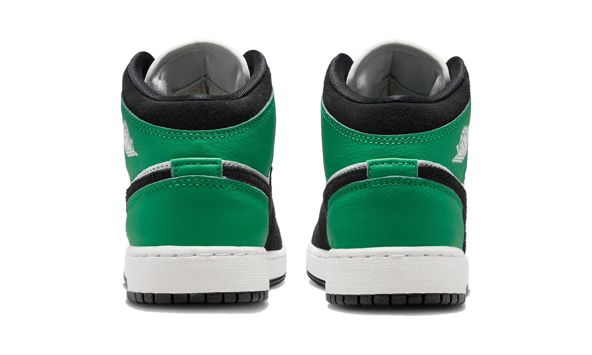 Air Jordan 1 Mid SE Summit White/Lucky Green/University Gold/Black