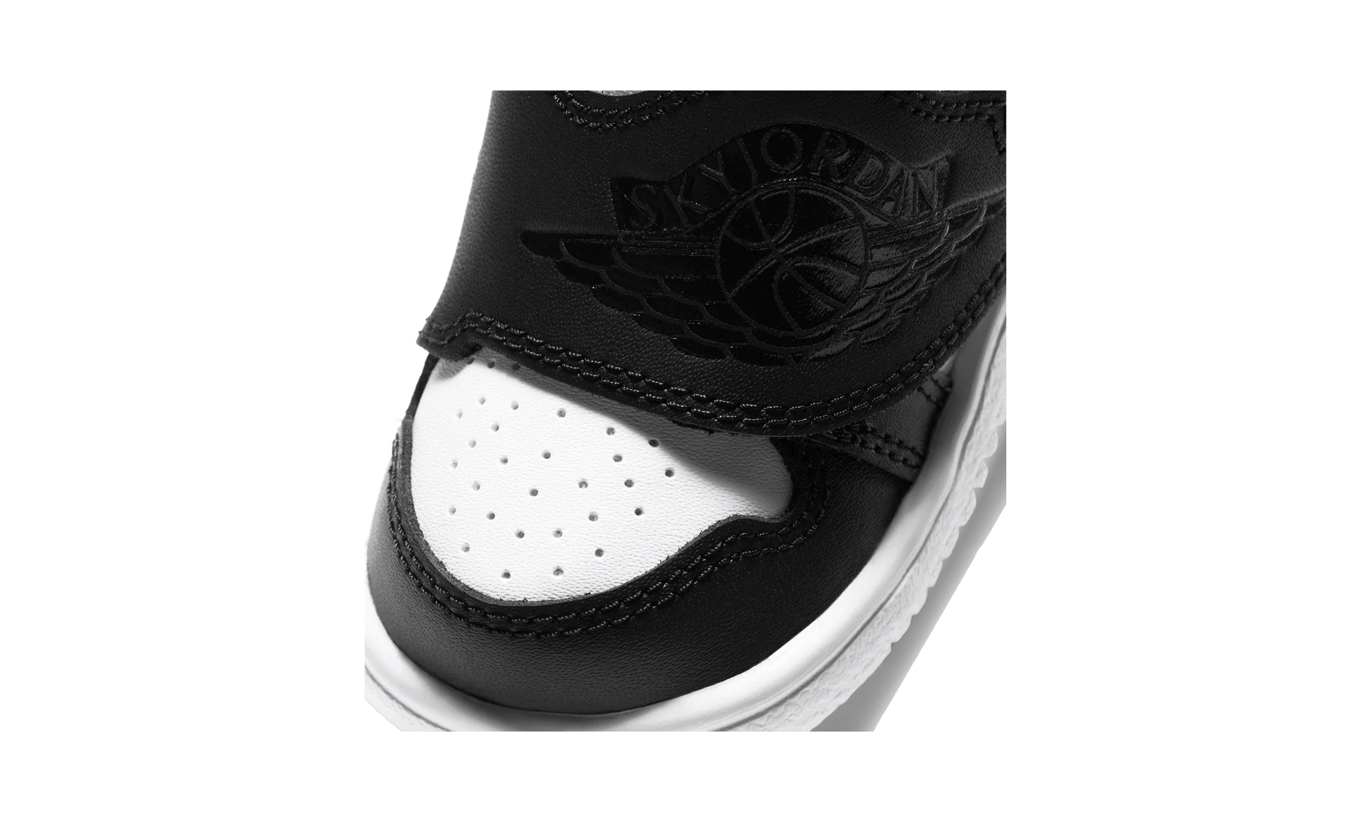 Sky Air Jordan 1 Baby and Toddler Shoe Black/White/Black