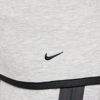 Nike Sportswear Tech Fleece Older Kids' Full-Zip Hoodie Dark Grey Heather/Dark Grey Heather/Black/Black