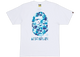 BAPE ABC Camo By Bathing Ape Tee White/Blue
