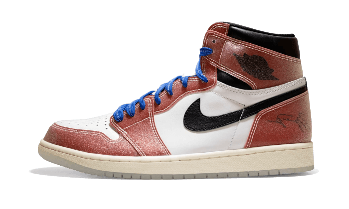 Air Jordan 1 Retro High Trophy Room Chicago (Friends and Family) (W/ Blue Laces), WHITE/VARSITY RED-SAIL-BLACK (DA2728-100)