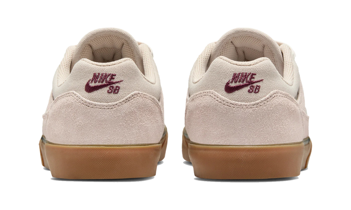 Nike SB Malor Skate Shoes Cream II/Phantom/Gum Medium Brown/Burgundy Crush