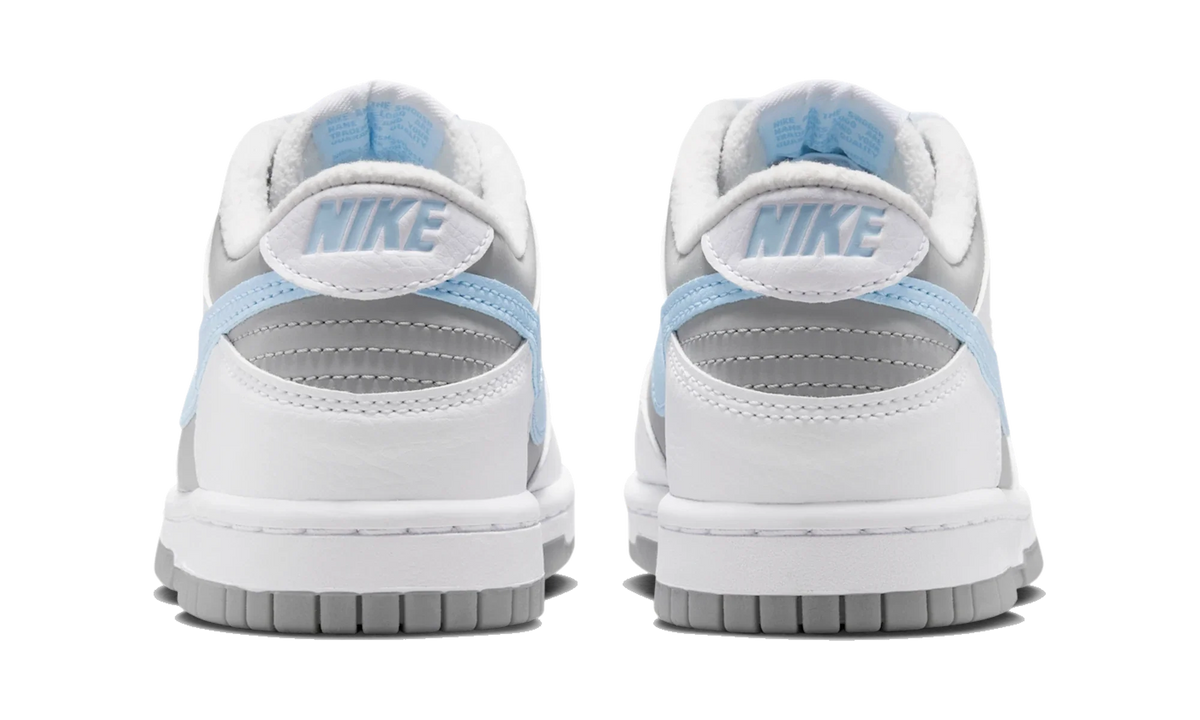 Nike Dunk Low (Boys') Shoes White/Light Smoke Grey/Celestine Blue