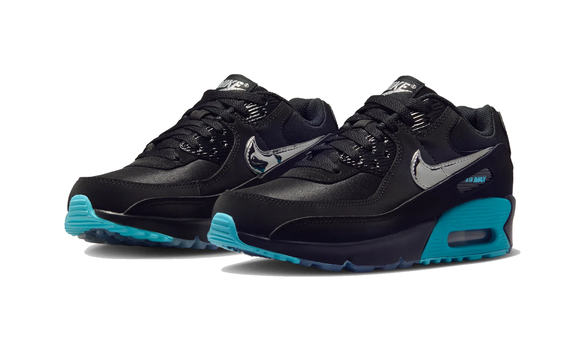 Nike Air Max 90 SE Black/Gamma Blue/Ice/Chrome