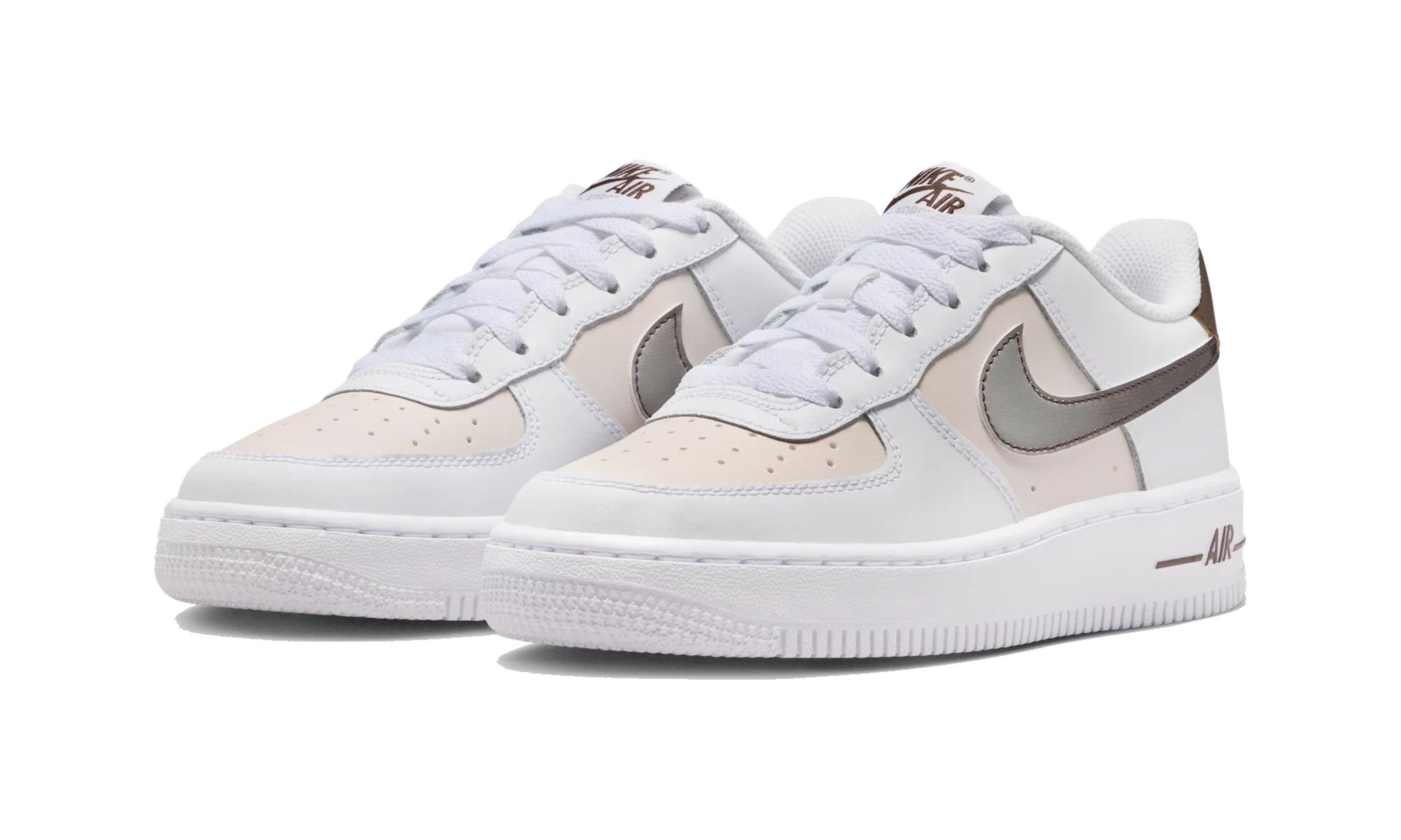 Nike Air Force 1 White/Baroque Brown/Phantom/College Grey