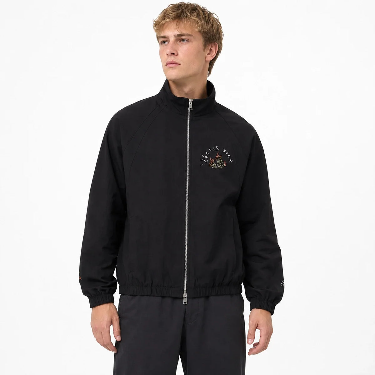 Travis Scott x Air Jordan Woven Jacket Black