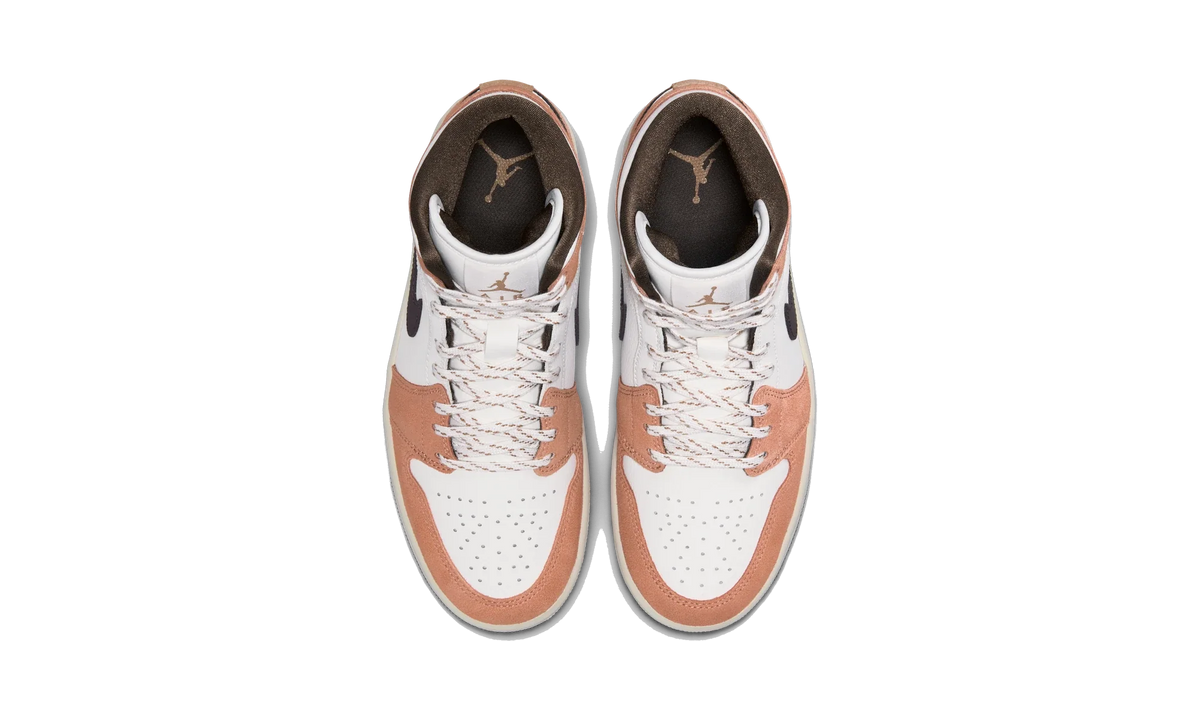 Air Jordan 1 Mid Sail/Light Cognac/Filbert/Dark Hazel