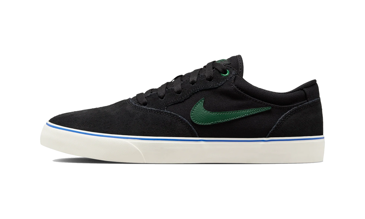 Nike SB Chron 2 Skate Shoe Black/Sail/Racer Blue/Fir