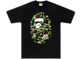 BAPE ABC Camo Big Ape Head Tee Black/Green
