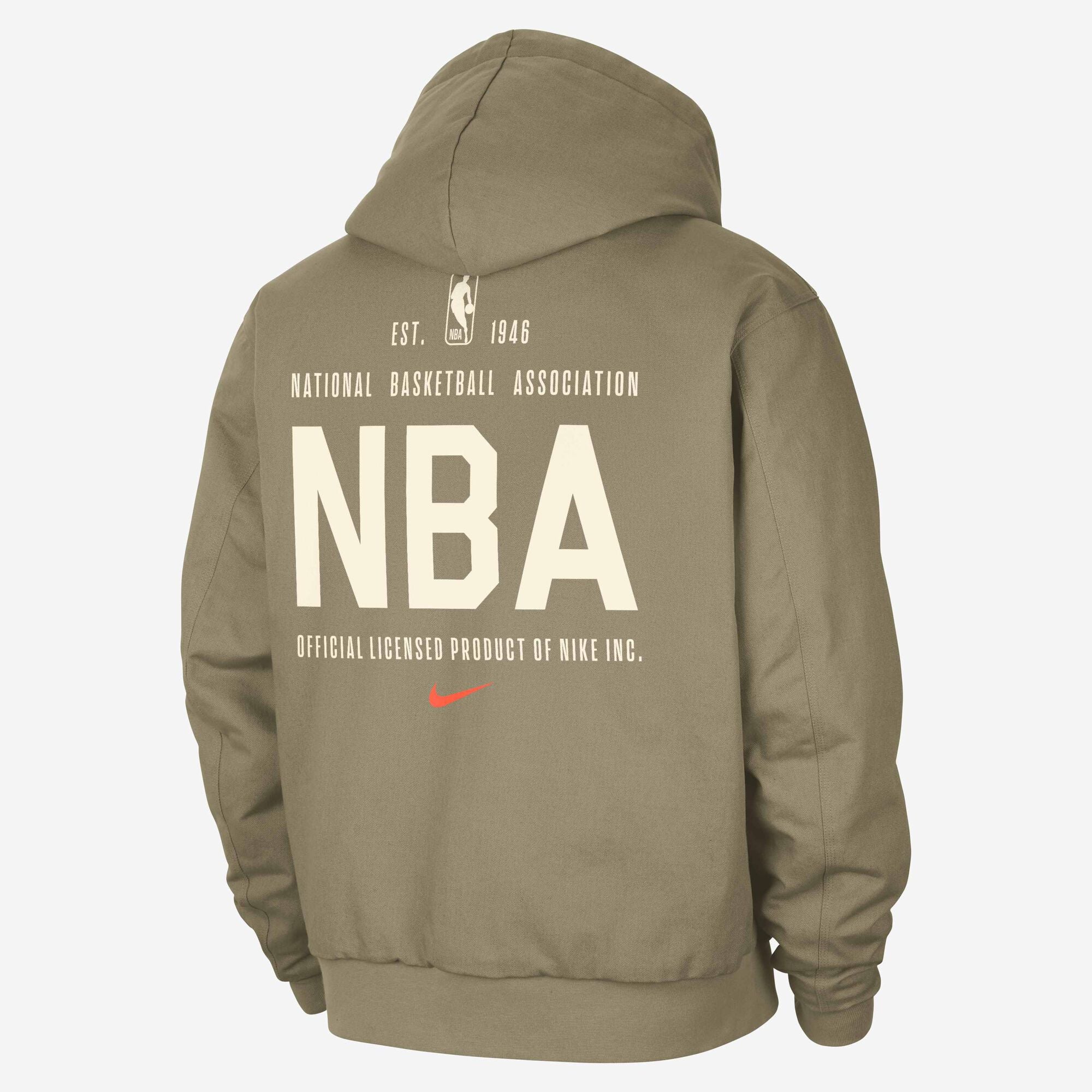 Team 31 Nike NBA Jacket Neutral Olive/Hyper Crimson/Antique Brass/Hyper Crimson