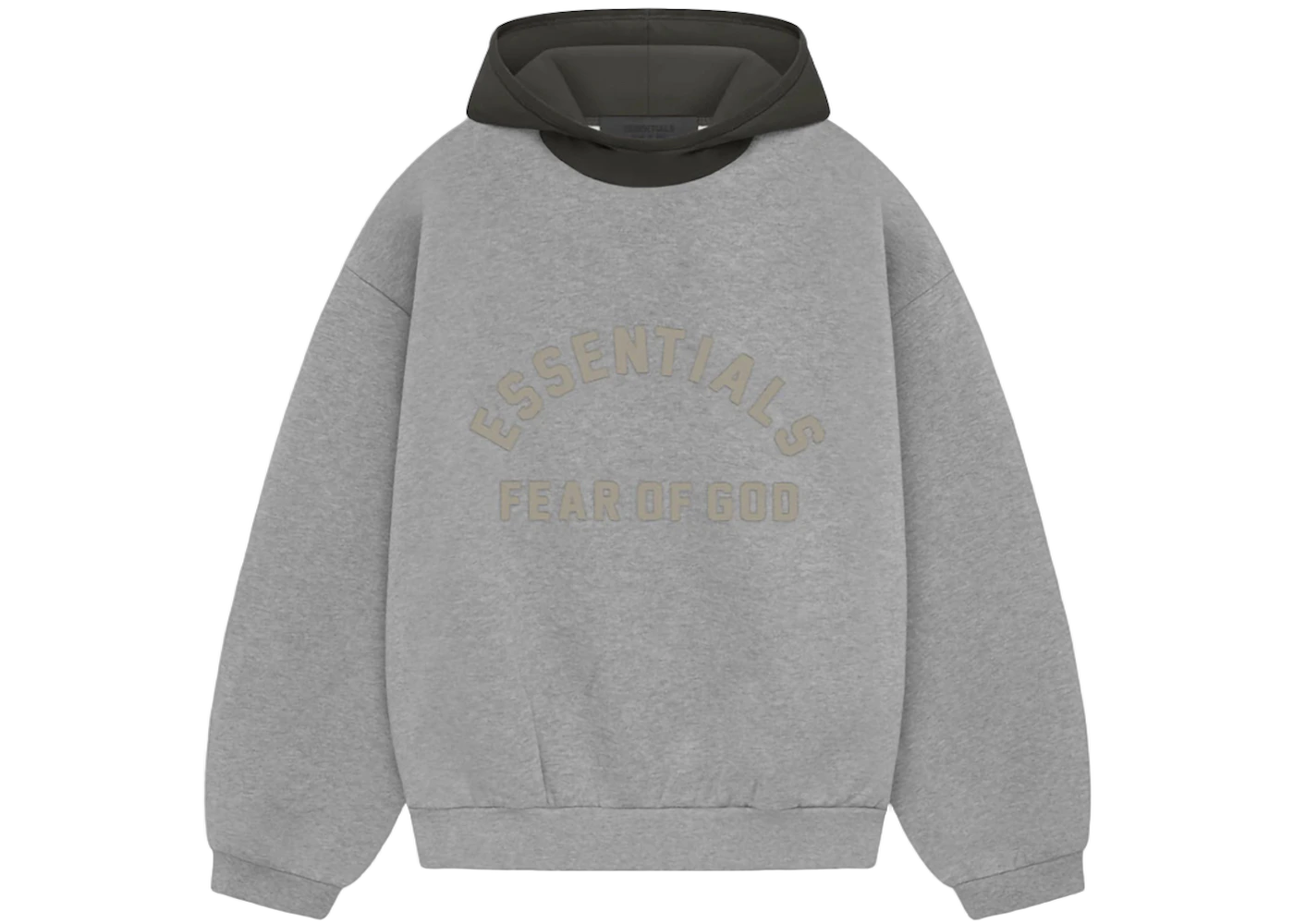 Fear of God Essentials Nylon Fleece Hoodie Dark Heather Oatmeal/Ink, Dark Heather Oatmeal/Ink (fear-of-god-essentials-nylon-fleece-hoodie-dark-heather-oatmeal-ink)