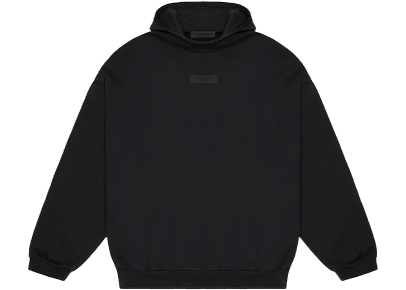 Fear of God Essentials Chest Logo Hoodie Jet Black/Jet Black