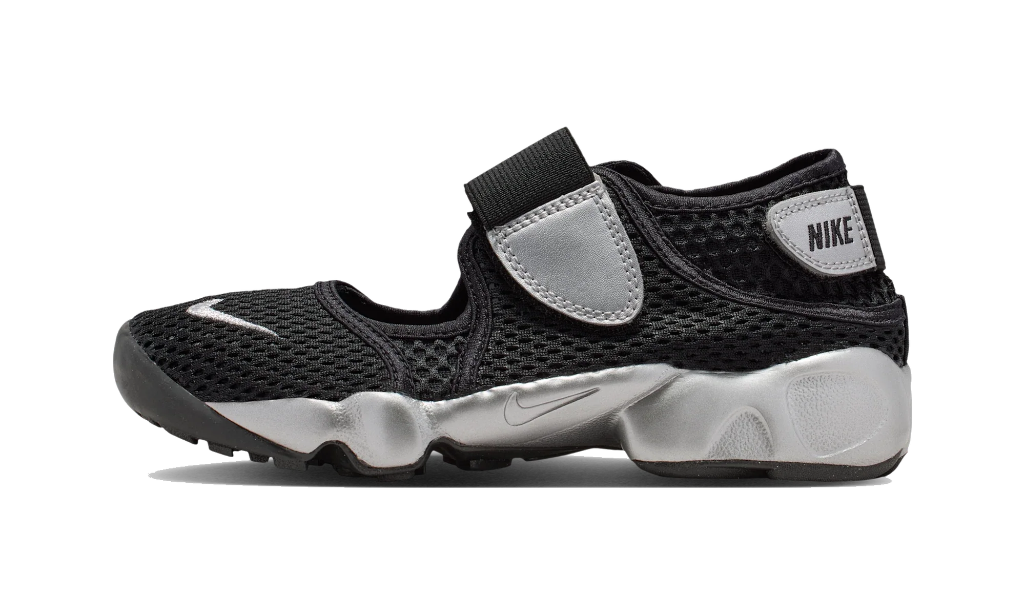 Nike Rift 2 SE Big/Younger Kids' Shoes Black/Metallic Silver