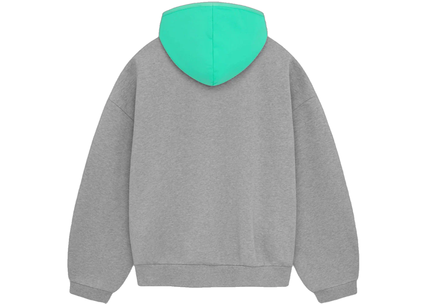 Fear of God Essentials Nylon Fleece Hoodie Dark Heather Oatmeal/Mint Leaf