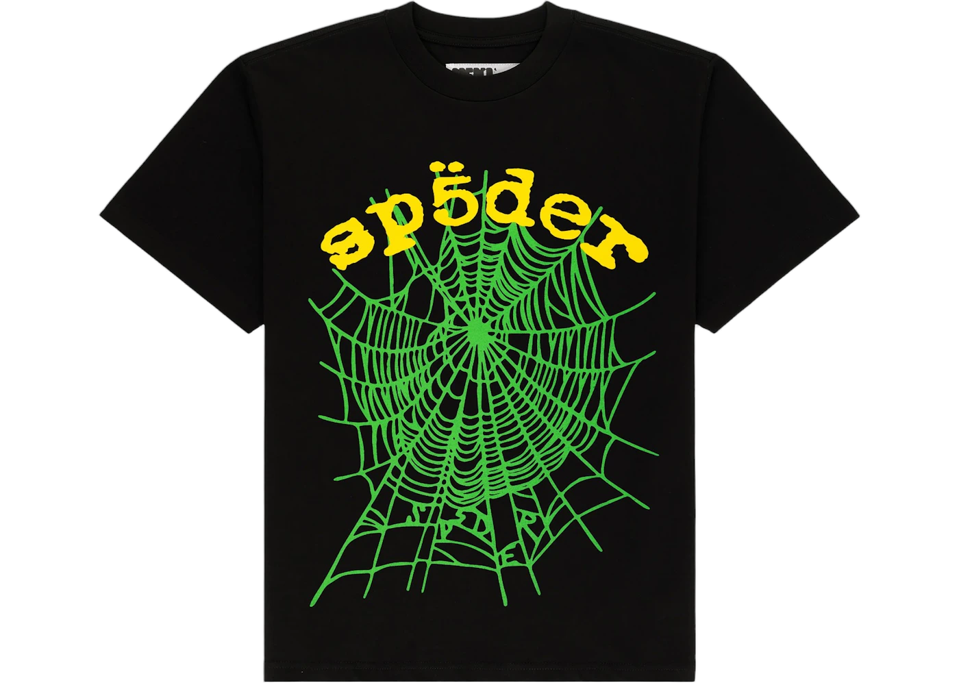 Sp5der OG Web V2 Tee Black/Multicolor