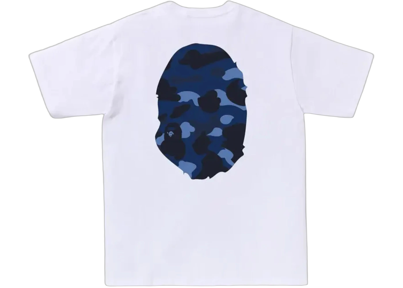 BAPE Color Camo Big Ape Head Tee (FW25) White/Navy