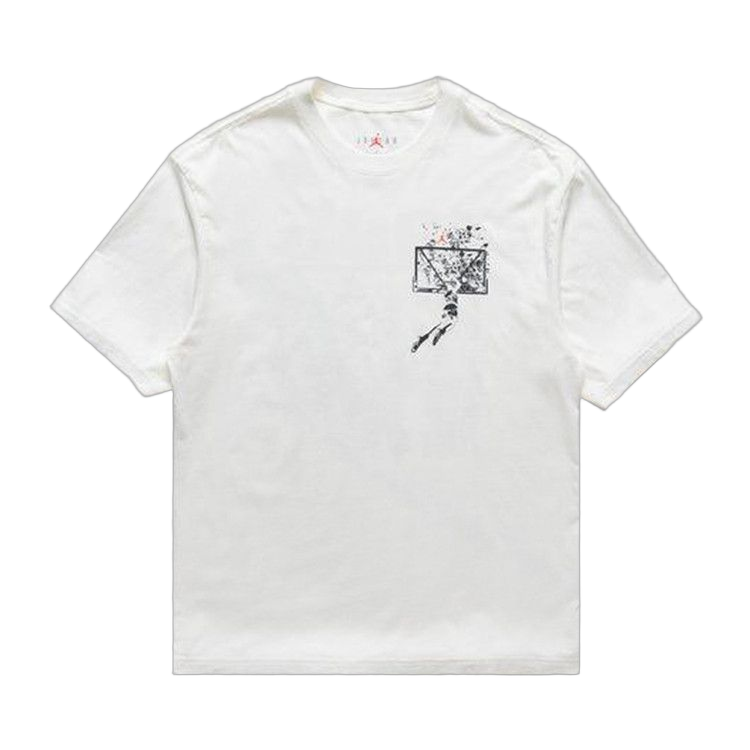 Air Jordan Brooklyn Oversized Graphic T-Shirt Sail/Off Black
