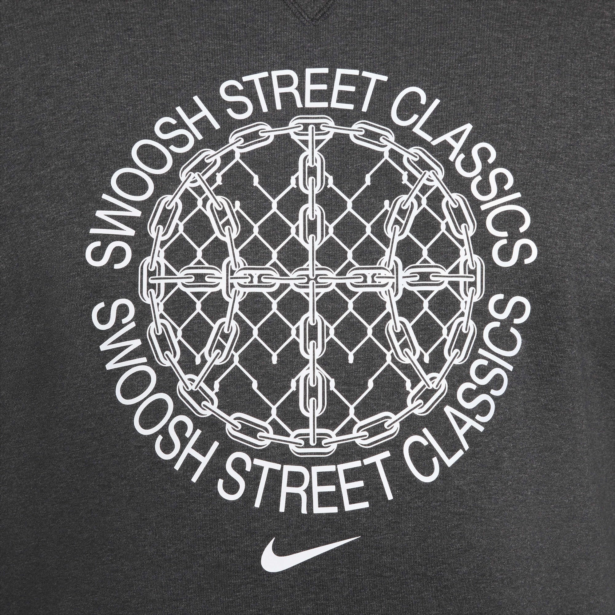Nike Standard Issue Dri-FIT Basketball Crew-Neck Sweatshirt Black/Heather/Pale Ivory