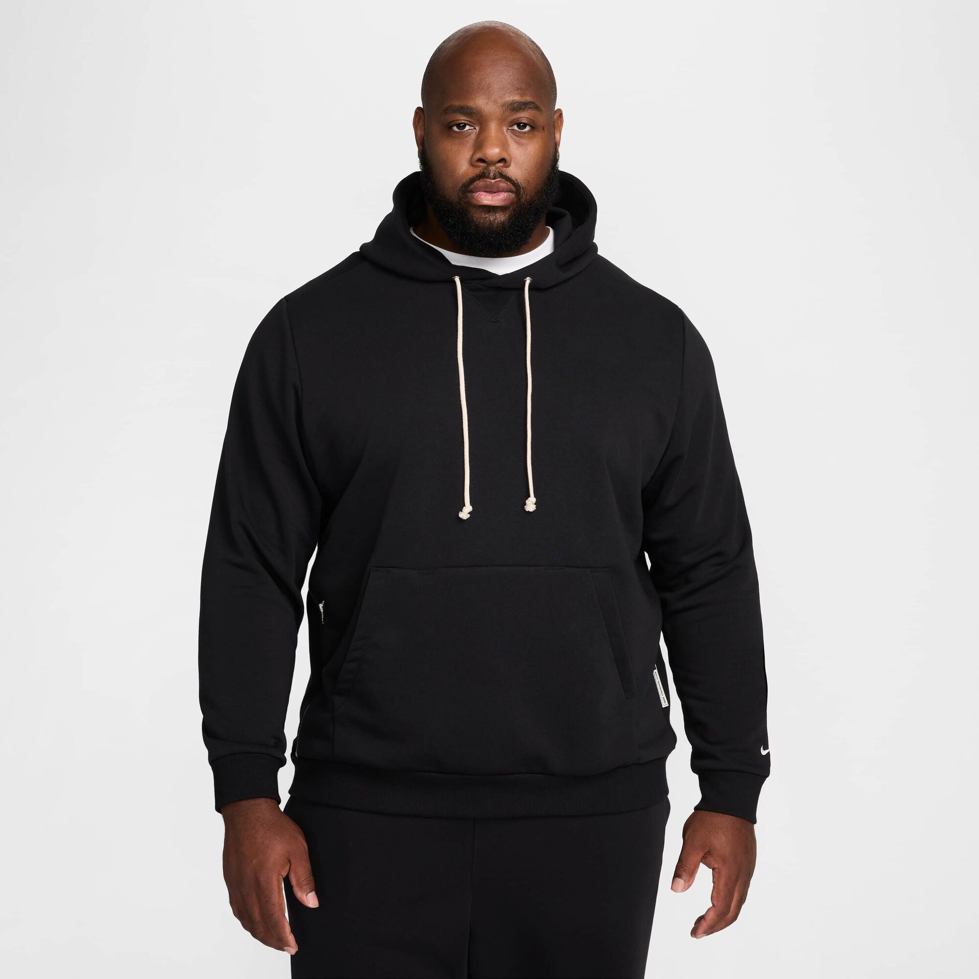 Nike Standard Issue Dri-FIT Pullover Basketball Hoodie Black/Pale Ivory