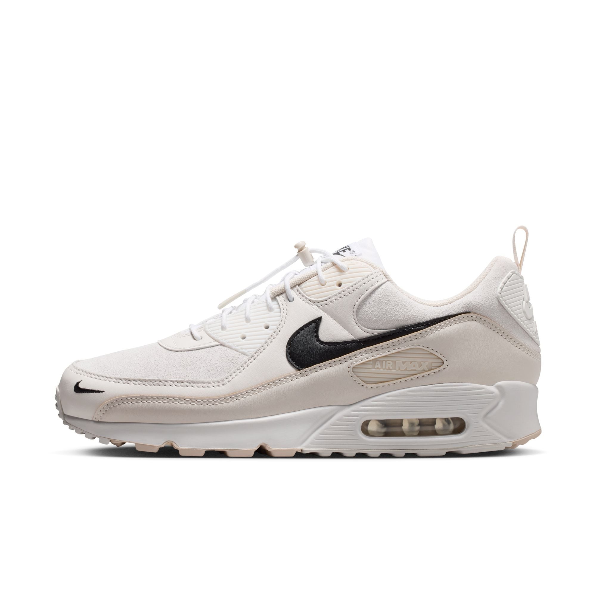 Nike Air Max 90 Mens shoes White/Black/Light Orewood Brown/Phantom