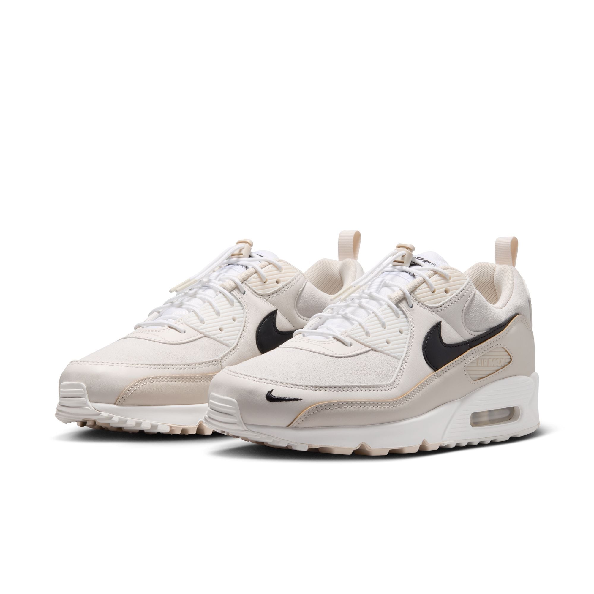 Nike Air Max 90 Mens shoes White/Black/Light Orewood Brown/Phantom