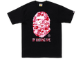 BAPE ABC Camo By Bathing Ape Tee Black/Pink