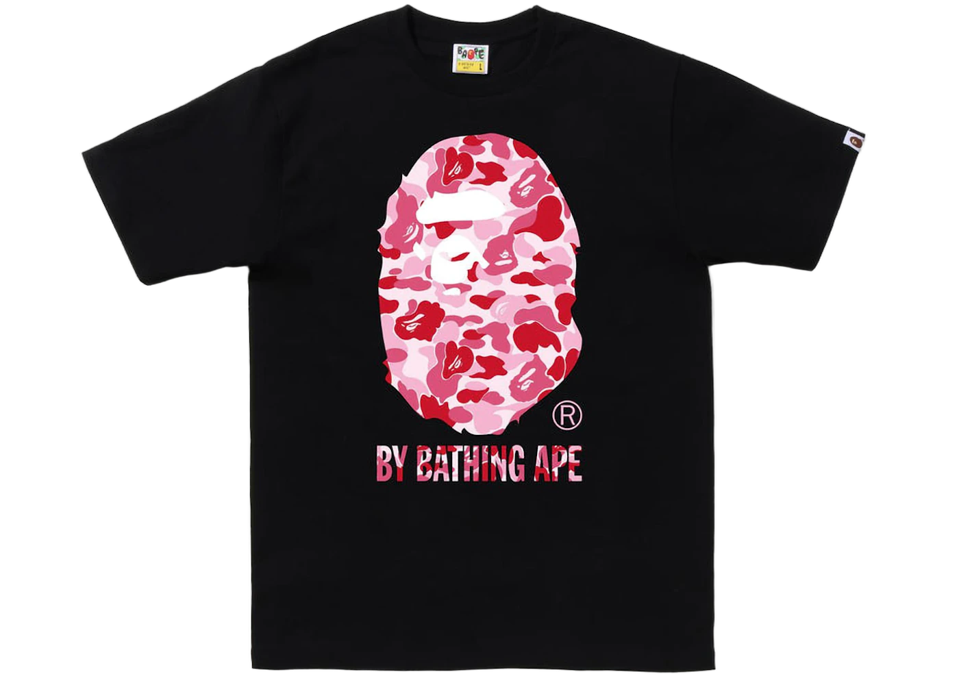 BAPE ABC Camo By Bathing Ape Tee Black/Pink