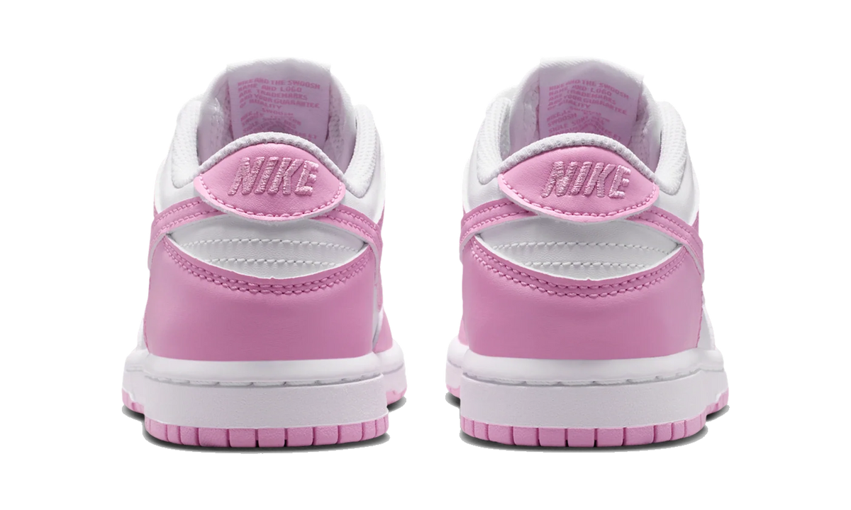 Nike Dunk Low White/White/White/Pink Rise