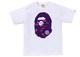 BAPE Color Camo Big Ape Head Tee White/Purple