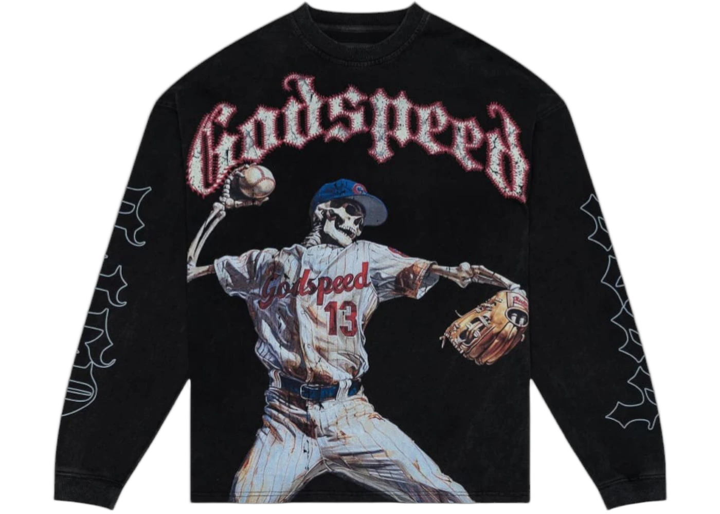 Godspeed Strike Out L/S Tee Black