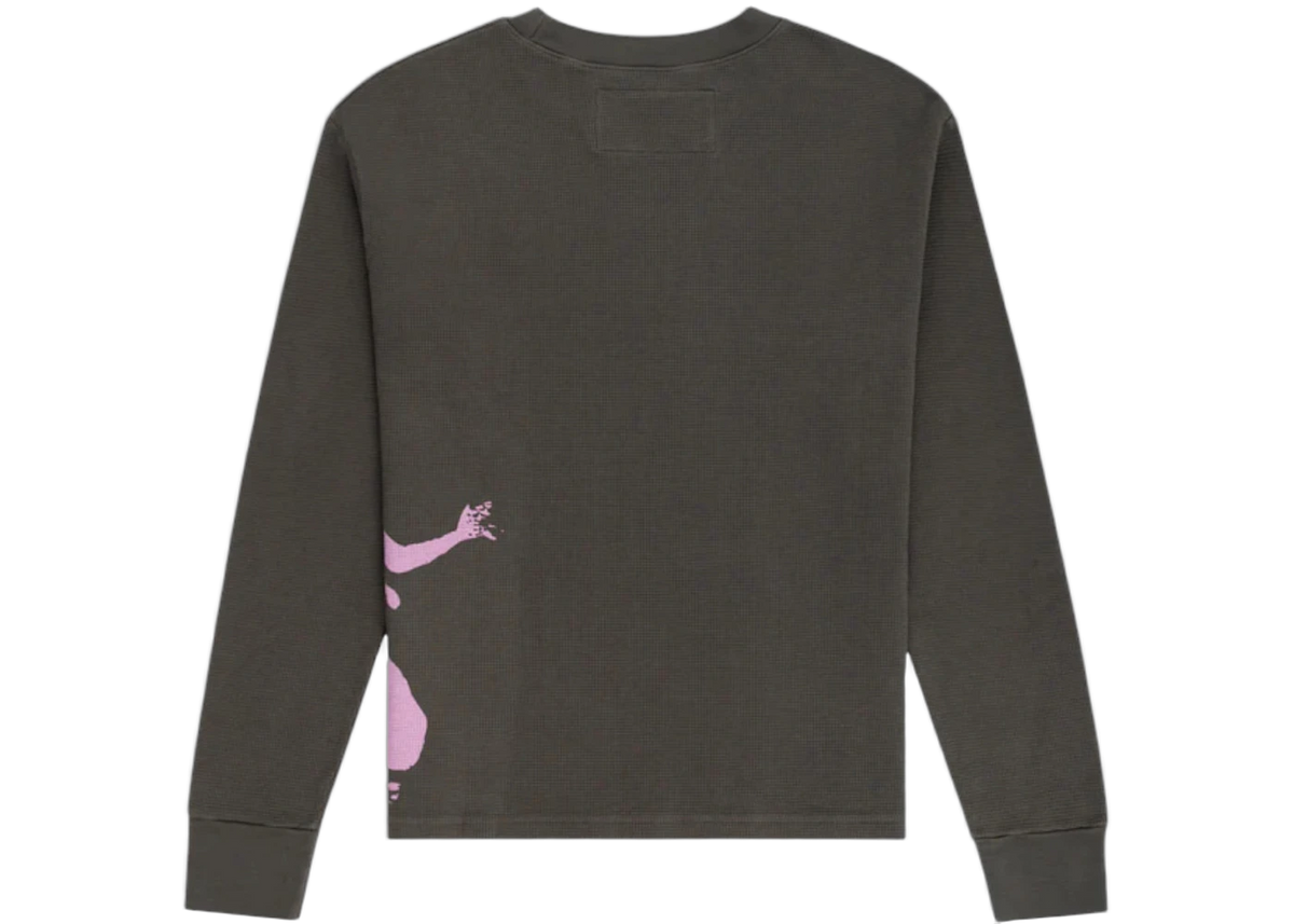 Sp5der 5EX Girl Thermal L/S T-Shirt Dark Grey
