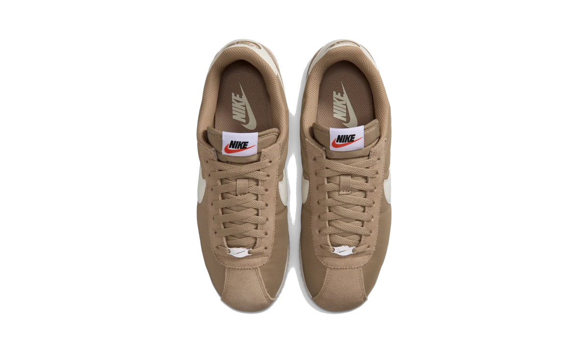 Nike Cortez Textile British Khaki/Black/Safety Orange/Sail