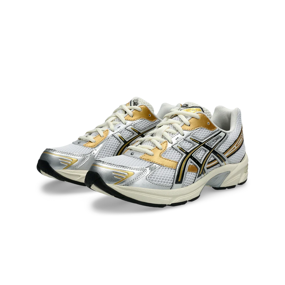 ASICS Gel-1130 White Black Gold, White/Black/Gold (1203A698-100)