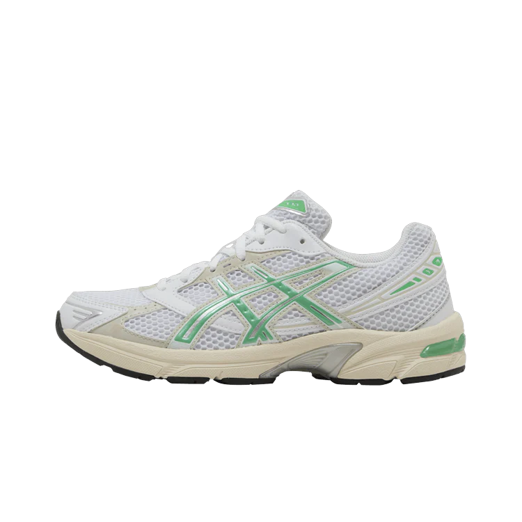 ASICS Gel-1130 White Malachite Green Off White Midsole, White/Malachite Green (1202A164-114)