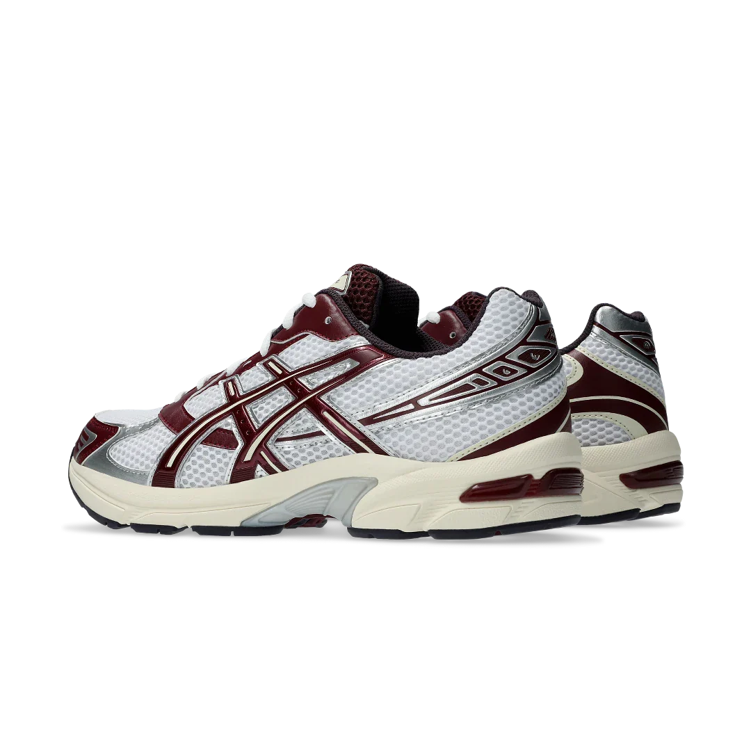 ASICS Gel-1130 White Maroon Banner, White/Maroon Banner (1203A685-100)