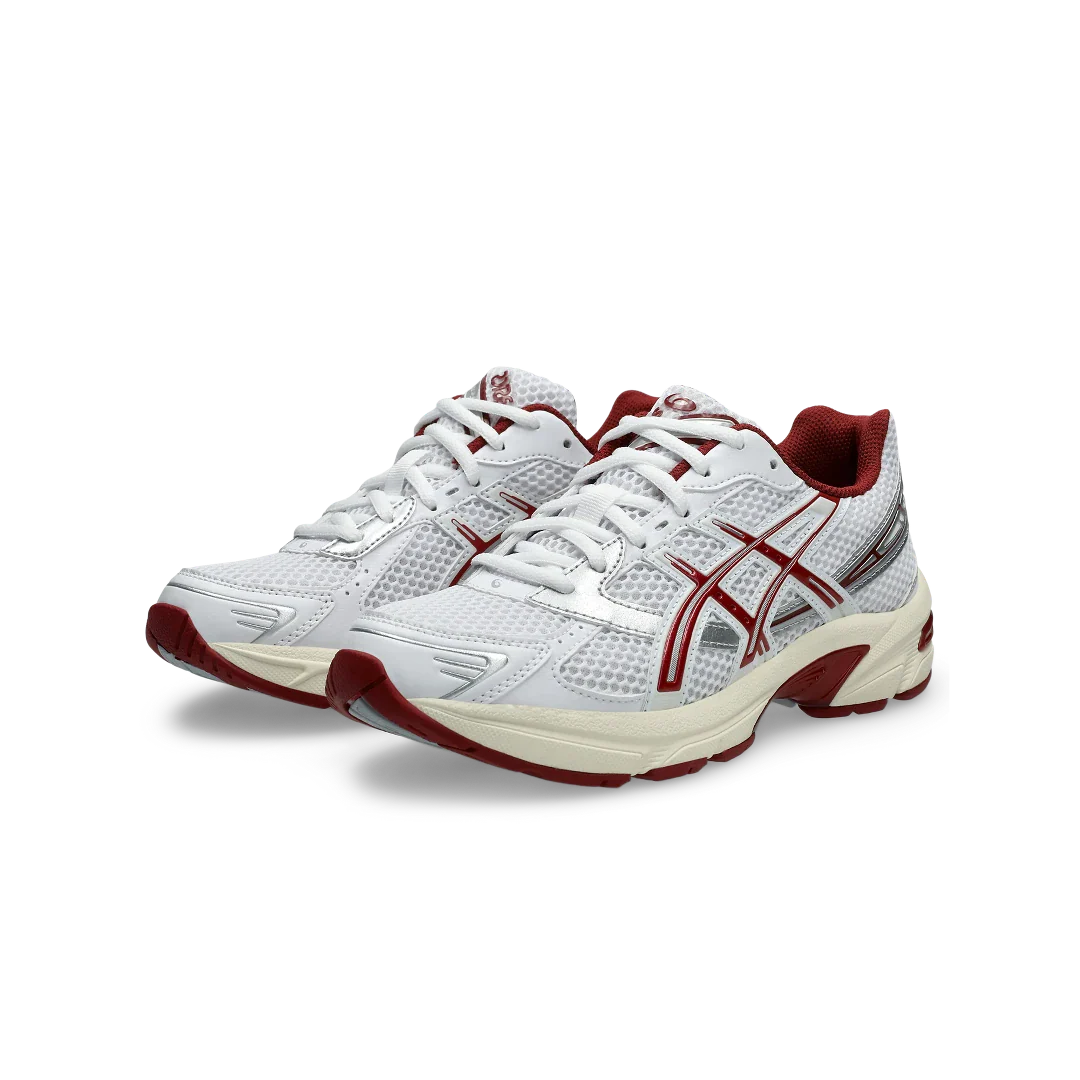 ASICS Gel-1130 White Red Dahlia, White/Red Dahlia (1202A518-100)