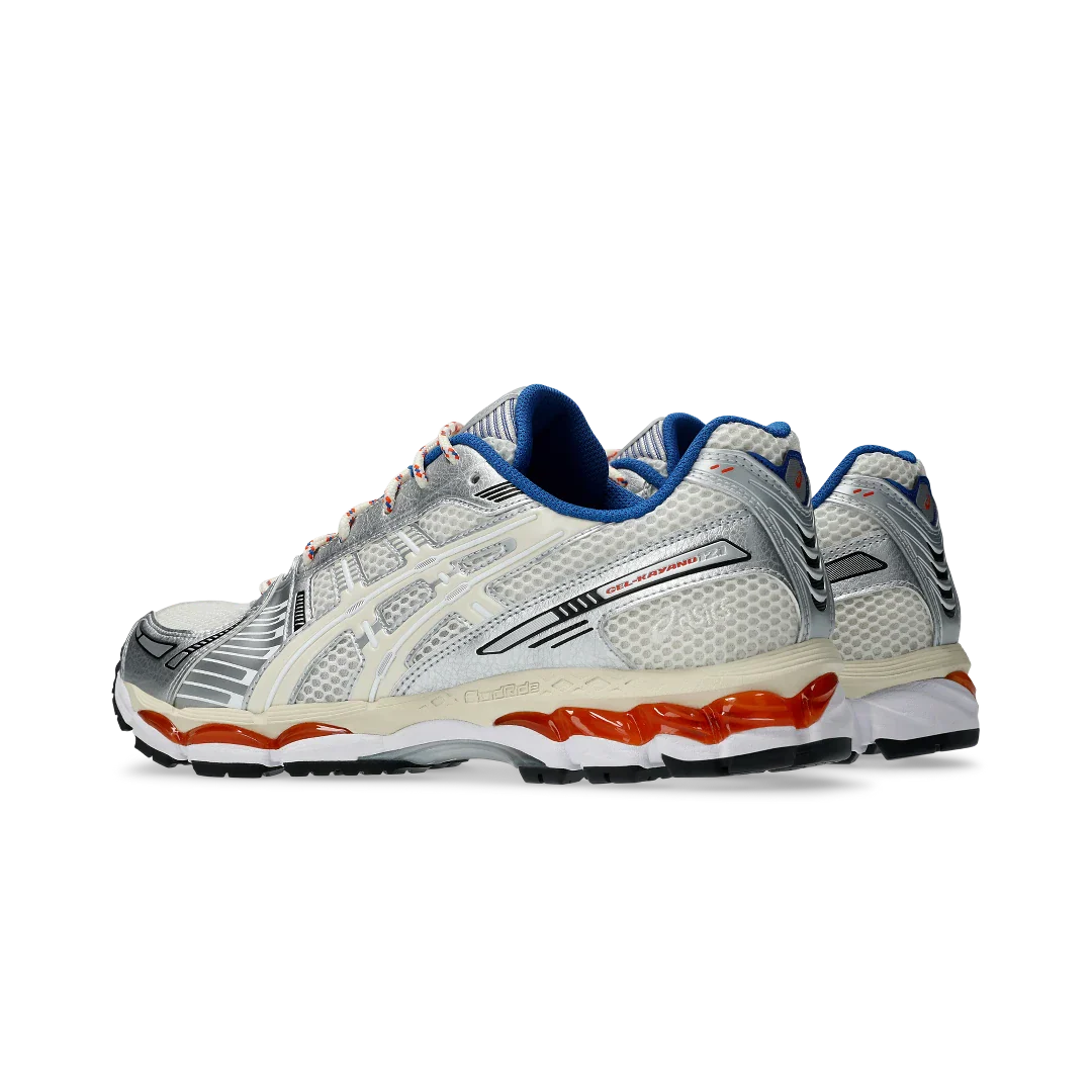 ASICS Gel-Kayano 12.1 Ronnie Fieg Knicks, Cream/Silver/Orange/Blue (1203A555-101)