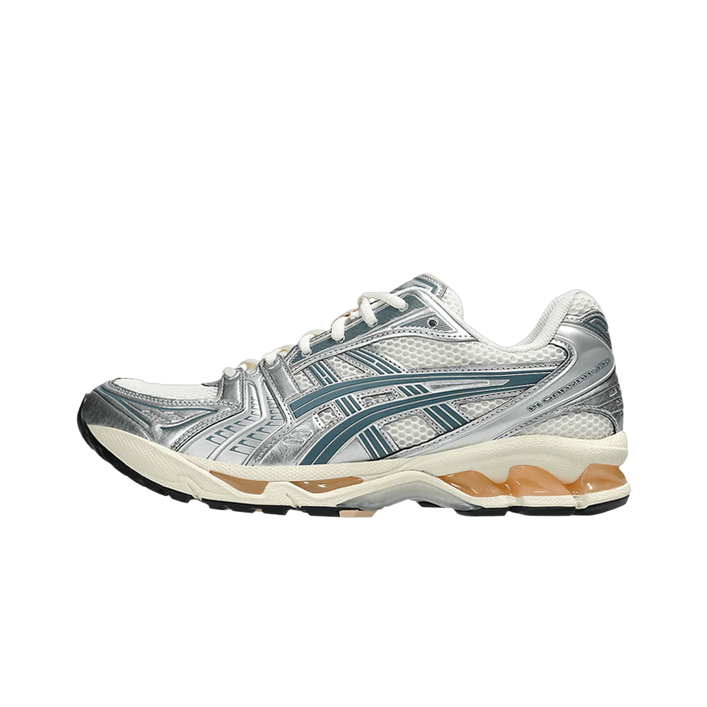 ASICS Gel-Kayano 14 Birch Pure Silver Teal Gold, Birch/Pure Silver (1203A537-109)