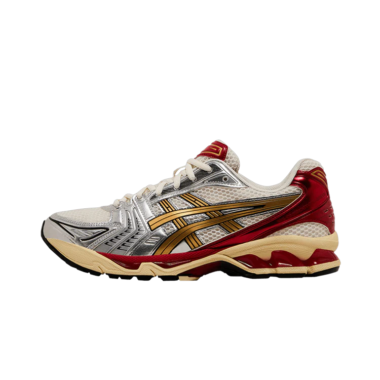 ASICS Gel-Kayano 14 Sneaker Politics Just Say No, Cream/Pure Gold (1203A692-100)