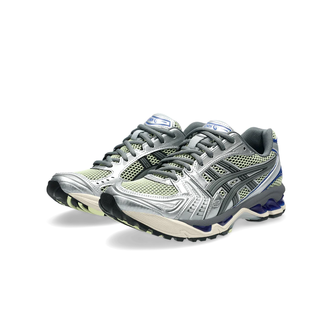 ASICS Gel-Kayano 14 Soft Yellow Asics Blue